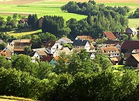 Blick auf Ködnitz von der Weinleite aus